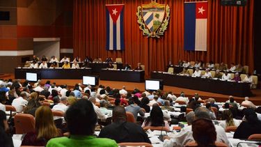 Vista de una sesión del Parlamento cubano.