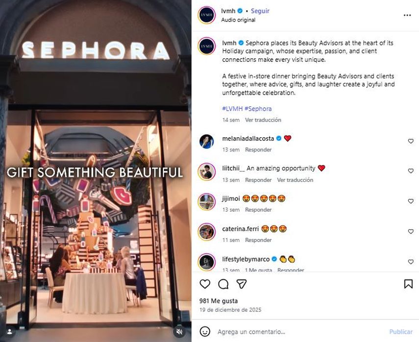 El conglomerado de lujo francés LVMH.&nbsp;