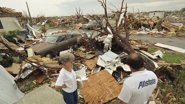 La casa de Helen Benedetti quedó destrozada.