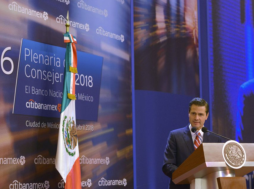 Enrique Peña Nieto, presidente de México&nbsp;