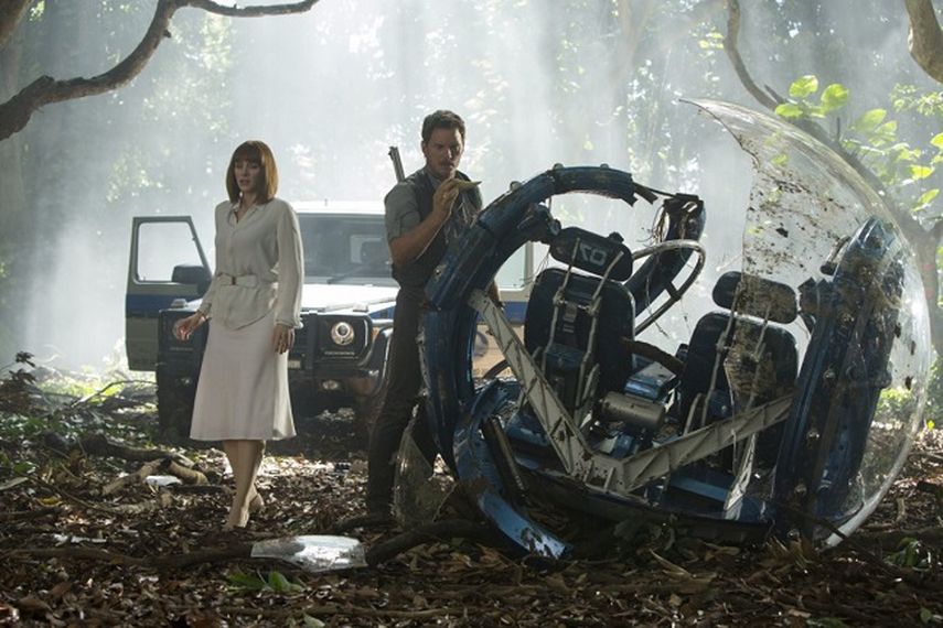 Escena de Jurassic World. (CORTESÍA). 