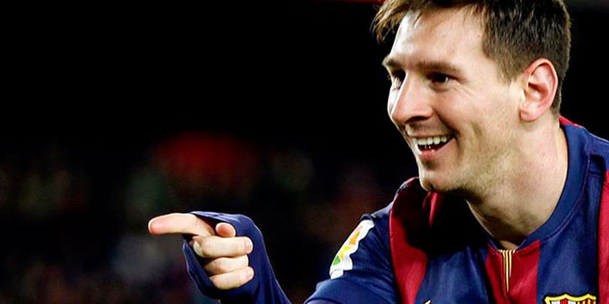 Messi se convirtió en el primer jugador azulgrana en llegar a 400 goles (EFE)