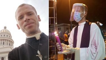 El sacerdote cubano Kenny Fernández Delgado