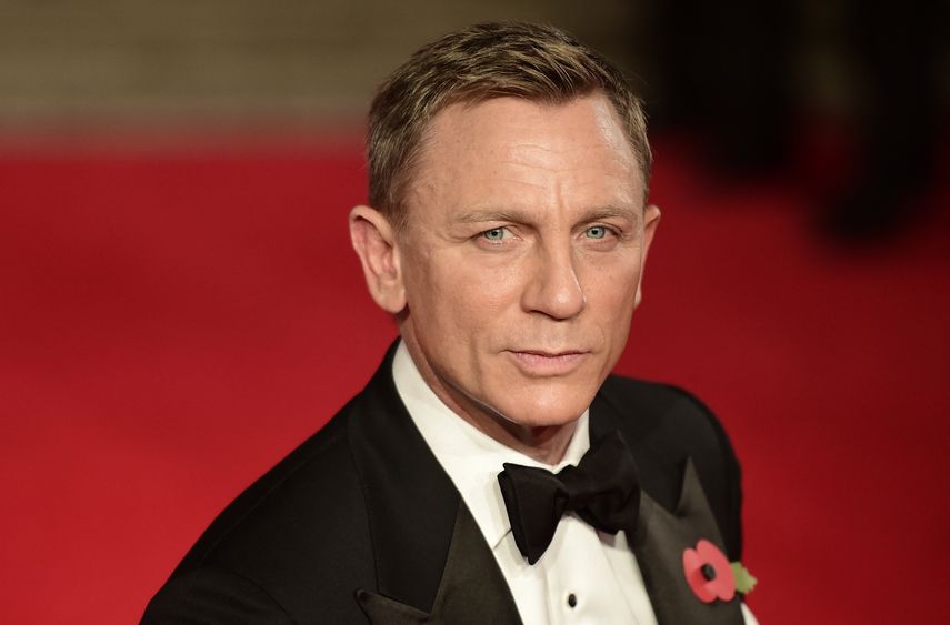 En esta foto de archivo tomada el 26 de octubre de 2015, el actor británico Daniel Craig llega al estreno mundial de la nueva película de James Bond Spectre en el Royal Albert Hall de Londres.&nbsp;
