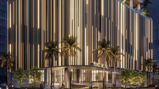 La nueva torre Edge House Miami tendrá 56 pisos.&nbsp;