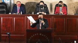 Una sesión en el Congreso de Honduras.