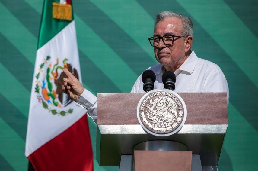 El gobernador de Sinaloa, Rubén Rocha Moya.&nbsp;