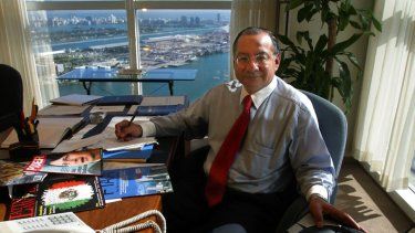 Manuel Rocha en su oficina en Steel Hector & Davis, en Miami, en enero de 2003. El exdiplomático estadounidense fue arrestado en 2023 acusado de ser un agente secreto de Cuba durante décadas. Antes de su arresto hubo muchas señales de alerta. 