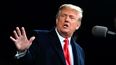 El expresidente Donald Trump en un mitin.