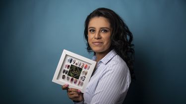 La manicurista mexicana Nadia Acosta.&nbsp;