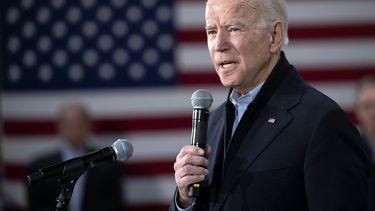 El ex vicepresidente Joe Biden en un evento de campaña en Nashua, Nueva Hampshire, el 4 de febrero del 2020.