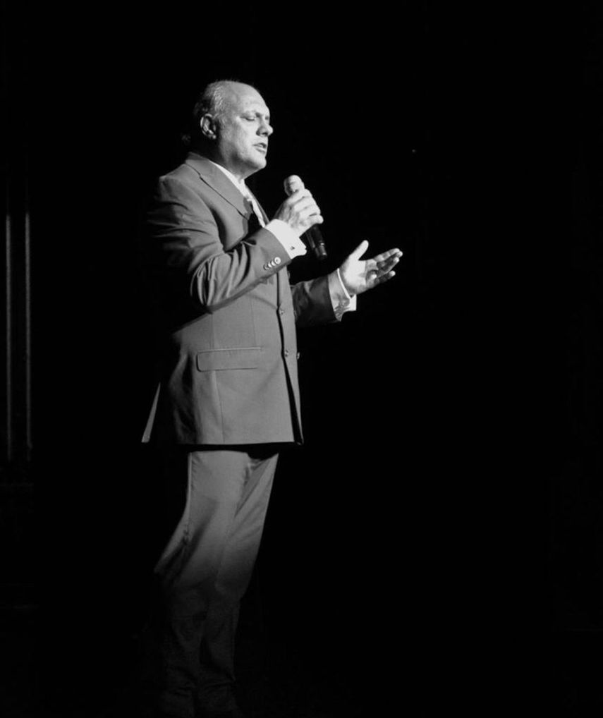 El cantante uruguayo Alfredo Lérida, fundador de Tango Lovers.