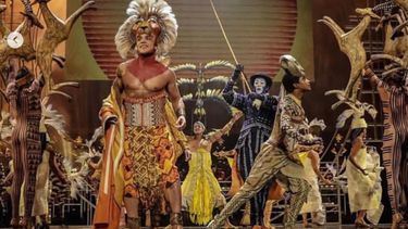 Fotografía publicada en Instagram del musical The Lion King.