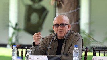 Antonio García, uno de los principales cabecillas del Ejército de Liberación Nacional de Colombia (ELN), un grupo vinculado al narcotráfico.