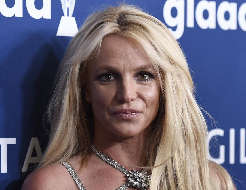 Britney Spears llega a la 29a entrega anual de los premios GLAAD Media el 12 de abril de 2018 en Beverly Hills, California. Las autoridades investigan a Spears por el delito menor de agresión después de que una integrante de su personal doméstico dijo que la cantante la golpeó.