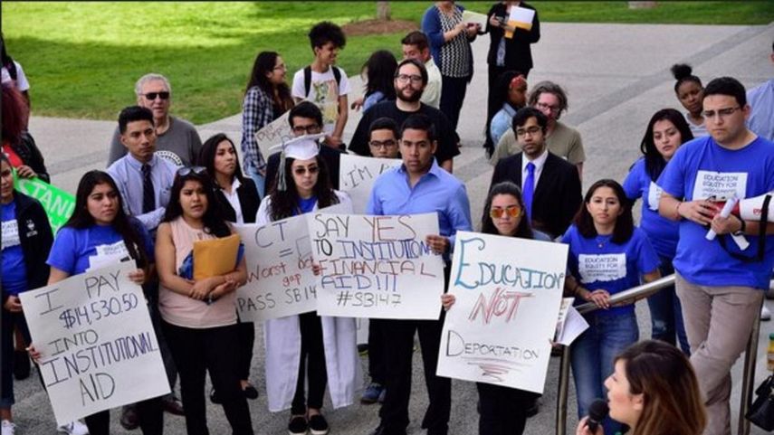 Activistas de Florida se manifiestan contra la deportación en una imagen de archivo.