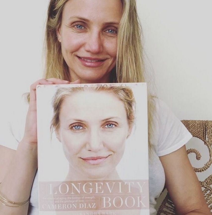 Cameron Diaz se muestra orgullosa de la edad que tiene y de la apariencia de su rostro. (INSTAGRAM)