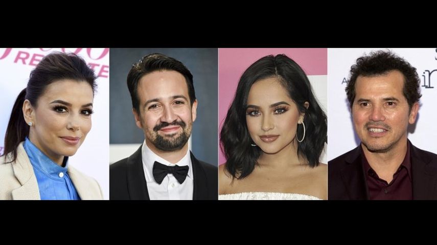 En esta combinación de fotos, de izquierda a derecha, Eva Longoria, Lin-Manuel Miranda, Becky G y John Leguizamo, quienes participarán en Latino Inaugural 2021: Inheritance, Resilience & Promise, un especial de una hora enfocado en las contribuciones de los hispanos a la sociedad y la narrativa latinoamericana en Estados Unidos.&nbsp;