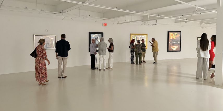 Apertura de la exposición Masterpieces, con obras de Wifredo Lam, en Miami.&nbsp;