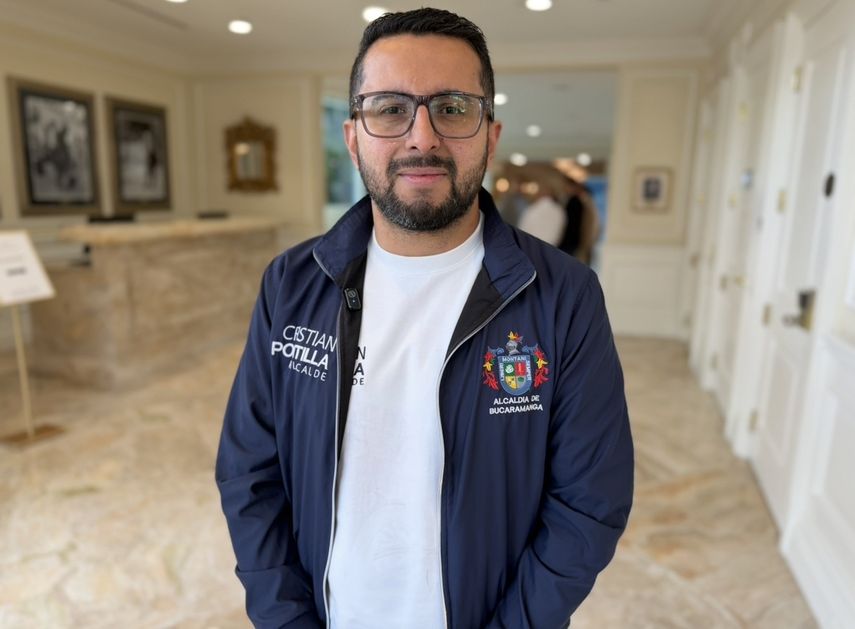 Cristian Portilla, alcalde de Bucaramanga, Colombia.