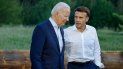 El presidente Joe Biden y su homólogo de Francia Emmanuel Macron