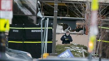 El lugar donde ocurrió la matanza en Boulder, Colorado, el 22 de marzo del 2021.&nbsp;
