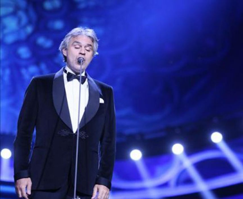 Andrea Bocelli, tenor italiano. Foto: EFE / Archivo