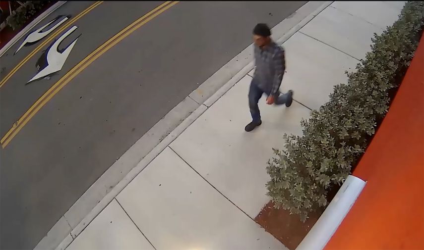 Fotograma del vídeo de seguridad, Doral.