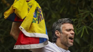 Leopoldo López desde su residencia en Caracas.&nbsp;
