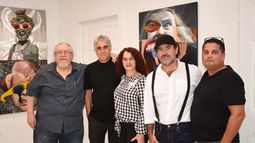 Aldo Menéndez, Leandro Iglesias, Luvia Deniz, Luis Enrique y Néstor Leal.&nbsp;