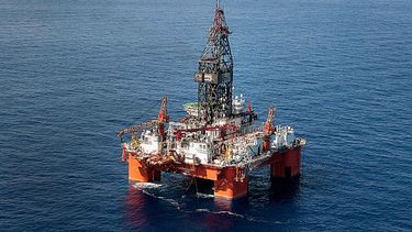 Plataforma petrolera de la empresa PEMEX en el Golfo de México.