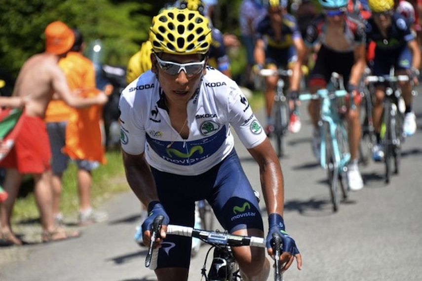 Quintana, campeón del Giro dItalia 2014, sueña con conquistar la camisa amarilla del Tour. (ARCHIVO)