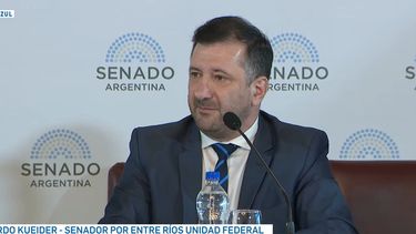 El senador argentino Edgardo Kueider