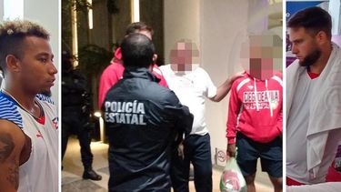 Yosvani Ávalos (izq), Alfredo Fadragas y el momento de la presunta detención en México.&nbsp;