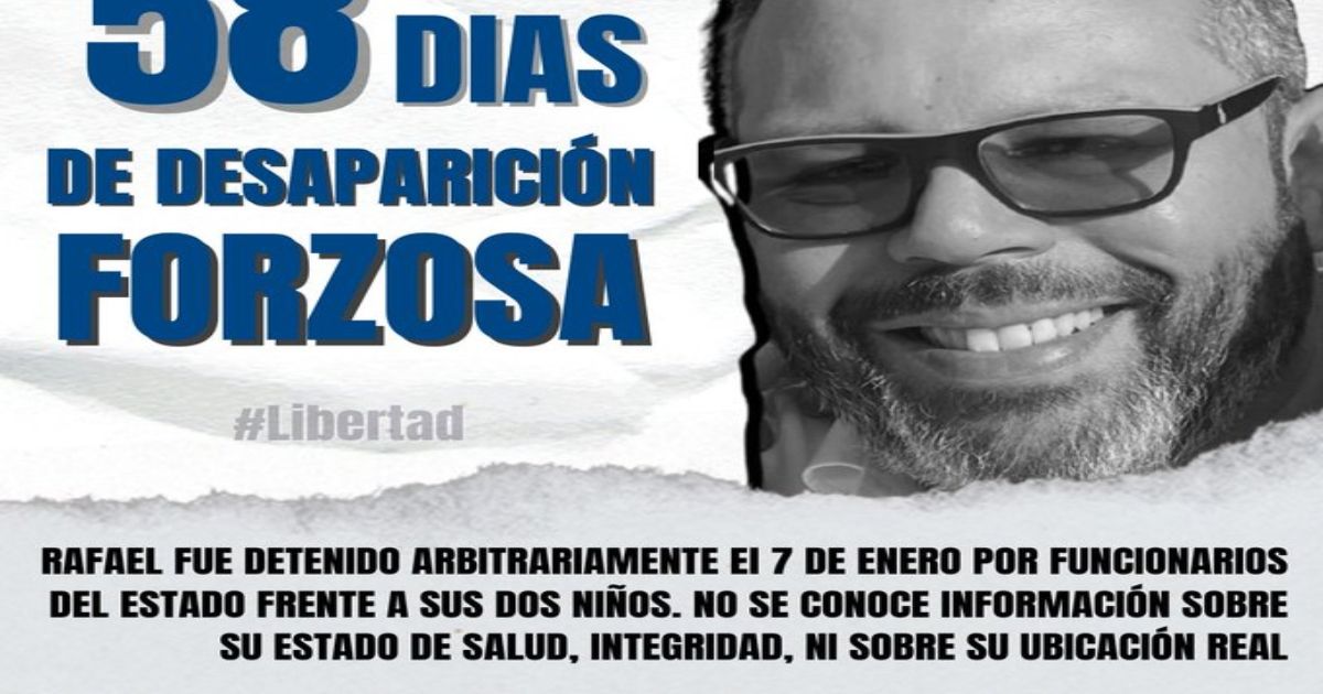 Edmundo González Urrutia denuncia que se cumplen dos meses de “desaparición forzada” de su yerno
