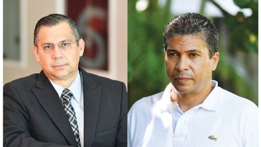 El periodista Rolando Nápoles y el opositor y activista político Iván Picón.