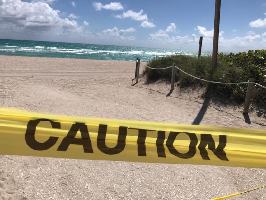 Nadie disfruta del mar en &eacute;poca de cuarentena por el coronavirus.&nbsp;