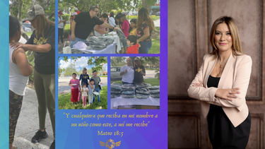 La pastora Margarita María Cardona, al frente de Yeshua Ministries, organiza eventos para niños de escasos recursos en distintas partes del sur de la Florida.
