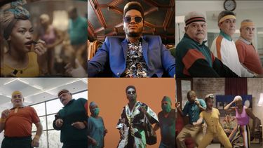 Collage de capturas de pantalla del video Cun Cun Prá, nuevo sencillo del músico cubano Cimafunk.&nbsp;