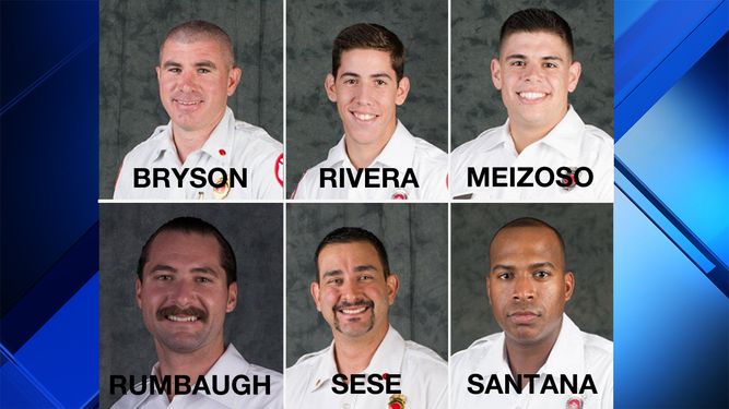 El capitán William W. Bryson, el teniente Alejandro Sese y los bomberos Kevin Meizoso, David Rivera, Justin Rumbaugh y Harold Santana han presentado quejas para impugnar su despido.&nbsp;