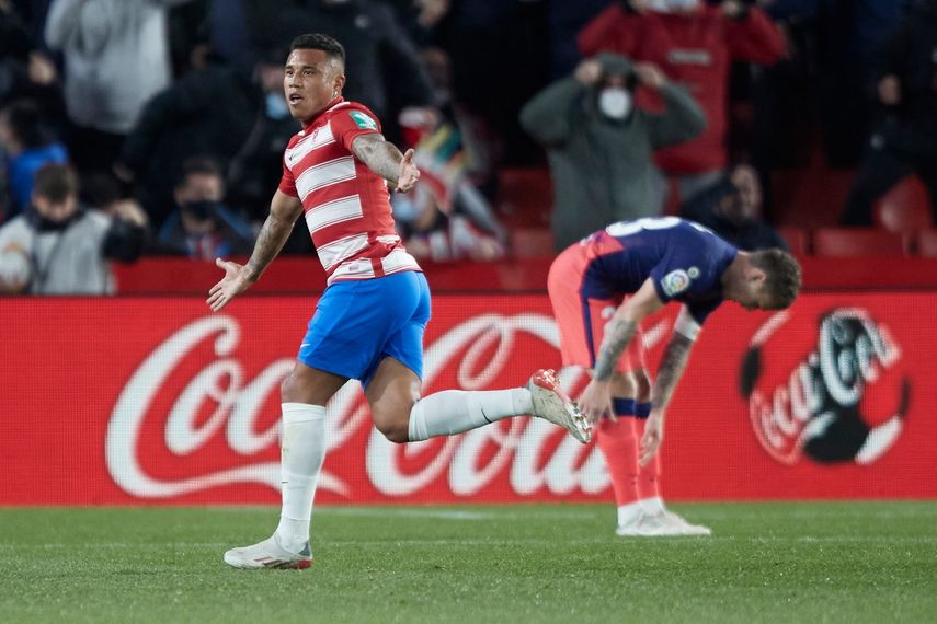 Darwin Machís, futbolista venezolano que juega en el Granada de La Liga en España