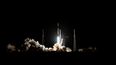 Lanzamiento espacial de cohete de SpaceX.