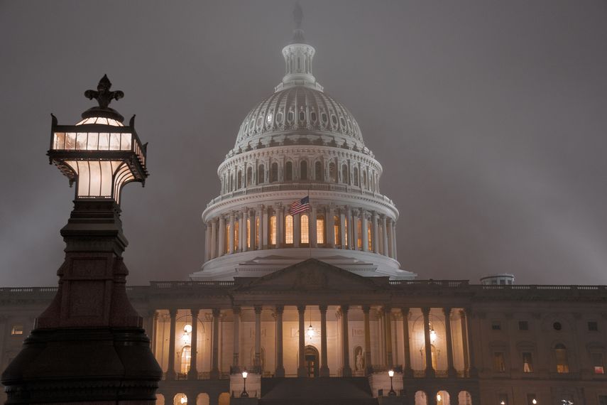 Foto tomada el 13 de diciembre del 2019 del Capitolio en Washington.&nbsp;