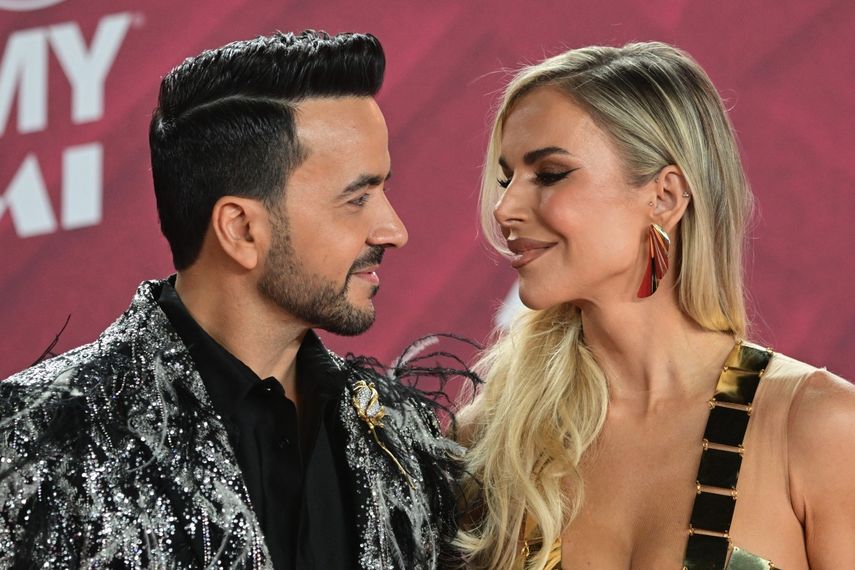 Luis Fonsi y su esposa, Agueda López.&nbsp;