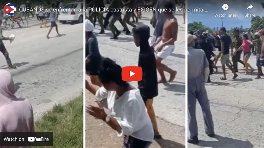 Cubanos piden a las autoridades que los dejen irse en balsa.&nbsp;