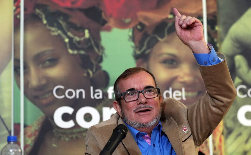 Rodrigo Londoño, candidato presidencial del partido de la FARC