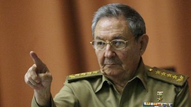 Raúl Castro, mandatario cubano.