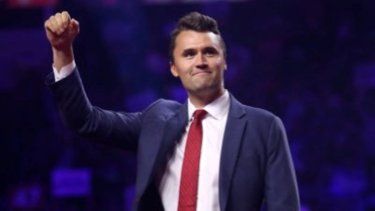 El comentarista conservador estadounidense Charlie Kirk.