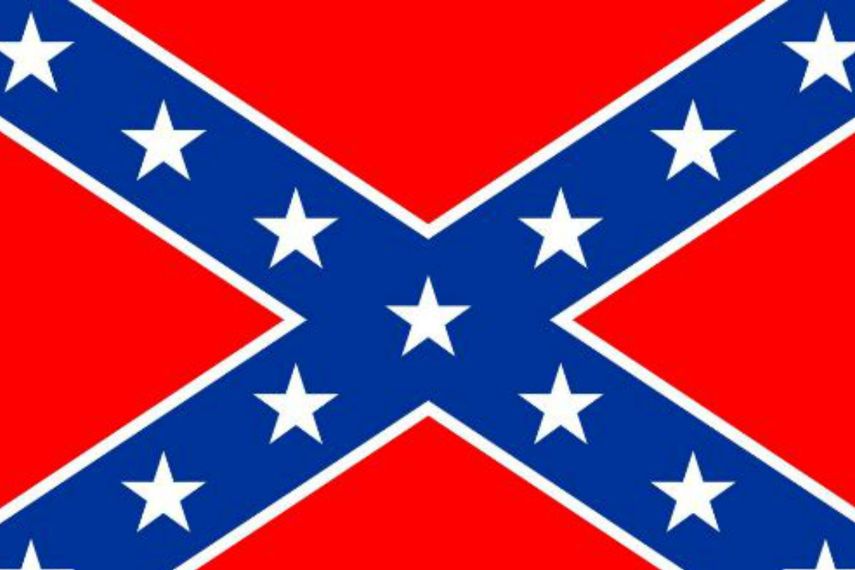 Bandera de los Estados Confederados de América (Cortesía)