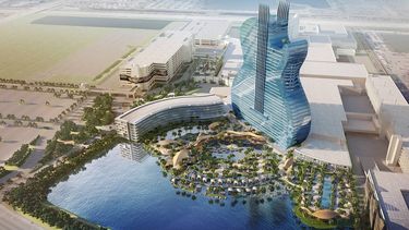 El edificio de 36 plantas que aloja al hotel Hard Rock en Hollywood, al norte de Miami.